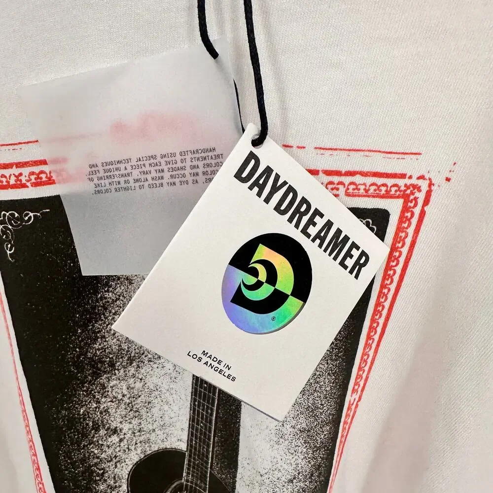 DAYDREAMER NWT Johnny Cash Guitar Weekend Graphic Tee // L - Picture 4 of 10